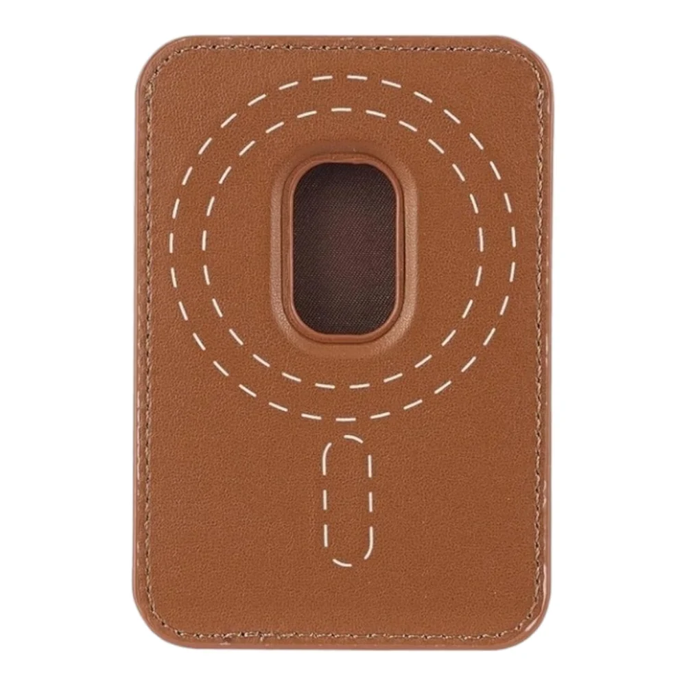 Case Mate Magnetic Card Holder Works With MagSafe Wallet (Cognac Brown)